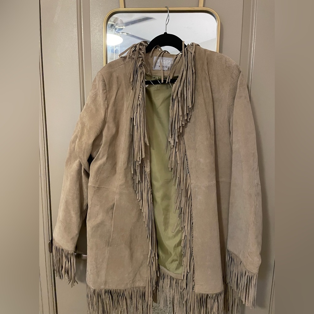 Vintage fringe coat